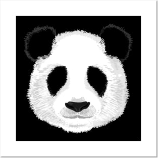 Panda Head Posters and Art